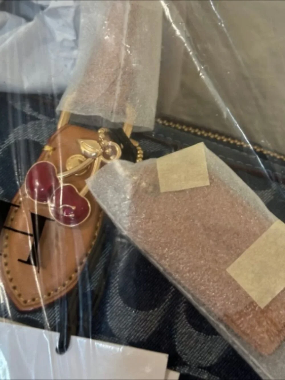 Coach Rowan Satchel Bag In Signature Denim Canvas NWT CY699 - Picture 3 of 6